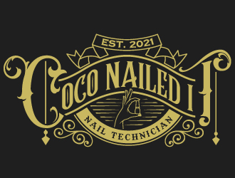 Coco Nailed It logo design by Suvendu