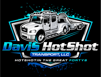 DaviS HotShot Transport LLC logo design by ORPiXELSTUDIOS