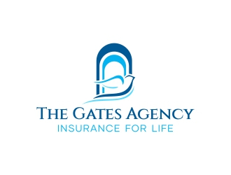 The Gates Agency logo design by harno