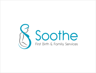 Soothe First Birth and Family Services logo design by Shabbir