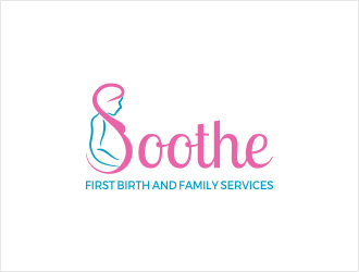 Soothe First Birth and Family Services logo design by Shabbir