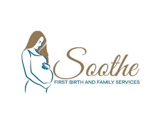 Soothe First Birth and Family Services logo design by karjen