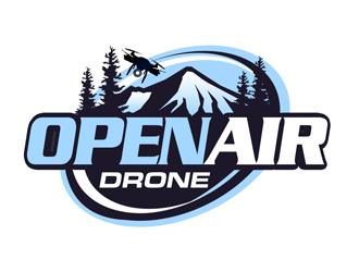 OpenAir Drone logo design by kunejo