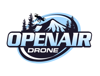 OpenAir Drone logo design by kunejo