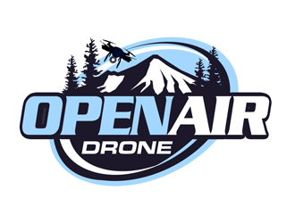 OpenAir Drone logo design by kunejo