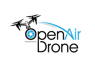 OpenAir Drone logo design by Conception