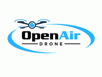 OpenAir Drone logo design by Bananalicious