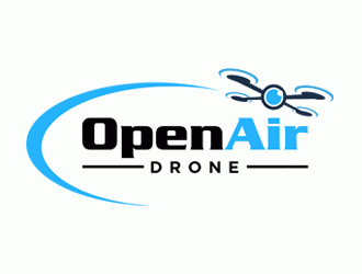 OpenAir Drone logo design by Bananalicious