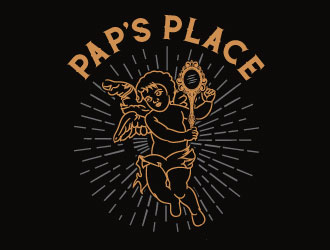 Pap’s Place  logo design by aryamaity