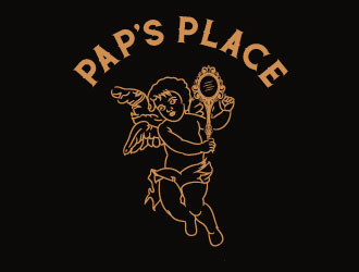 Pap’s Place  logo design by aryamaity