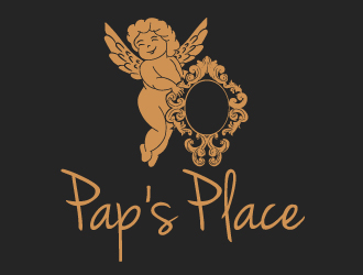Pap’s Place  logo design by ElonStark