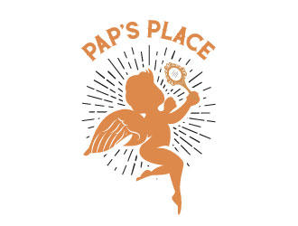 Pap’s Place  logo design by aryamaity