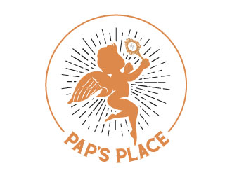 Pap’s Place  logo design by aryamaity