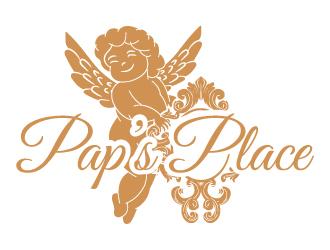 Pap’s Place  logo design by ElonStark