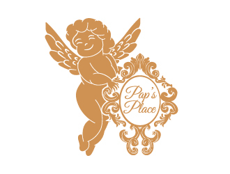 Pap’s Place  logo design by ElonStark
