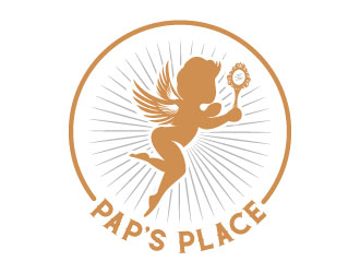 Pap’s Place  logo design by aryamaity