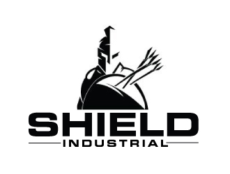 Shield Industrial logo design by ElonStark