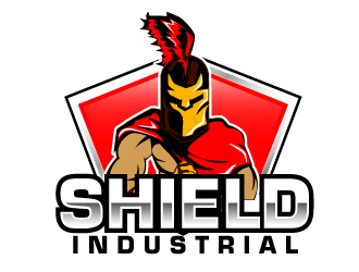 Shield Industrial logo design by ElonStark