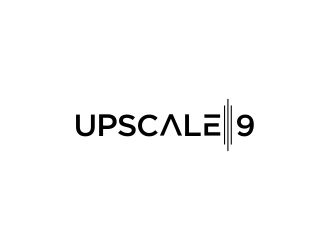 Upscale 9 logo design by MUNAROH