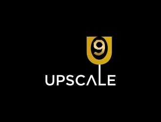 Upscale 9 logo design by MUNAROH