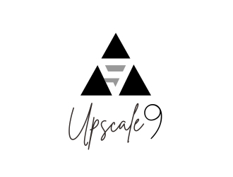 Upscale 9 logo design by aura