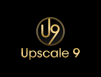 Upscale 9 logo design by MUNAROH