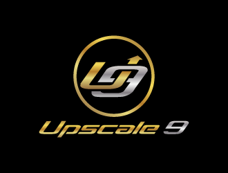 Upscale 9 logo design by Andri