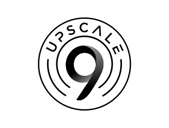 Upscale 9 logo design by aura