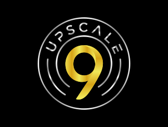 Upscale 9 logo design by aura