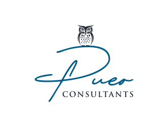 Pueo Consultants logo design by GassPoll