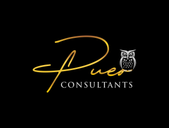 Pueo Consultants logo design by GassPoll