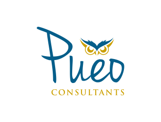 Pueo Consultants logo design by GassPoll