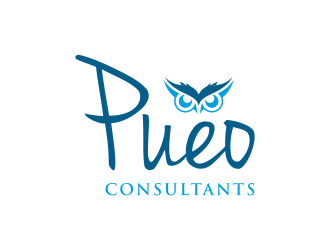Pueo Consultants logo design by GassPoll