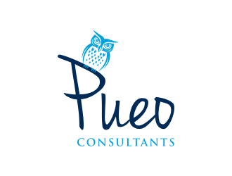 Pueo Consultants logo design by GassPoll