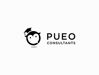 Pueo Consultants logo design by DuckOn