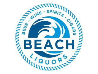 Beach Liquors logo design by cikiyunn