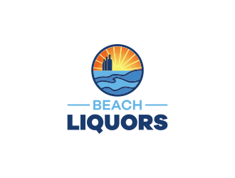 Beach Liquors logo design by luckyprasetyo