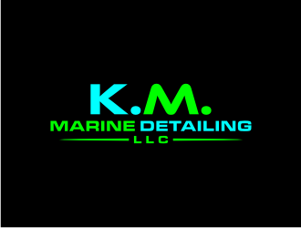 K.M. Marine Detailing LLC logo design by Artomoro
