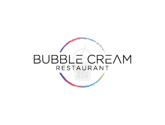 Bubble Cream Restaurant logo design by Creativeminds