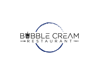 Bubble Cream Restaurant logo design by Creativeminds