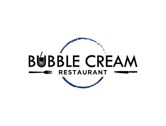 Bubble Cream Restaurant logo design by Creativeminds