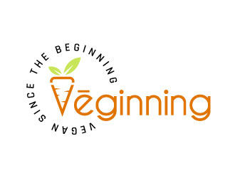 Vēginning  logo design by MonkDesign