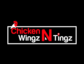Chicken N Wingz N Tingz logo design by Suvendu