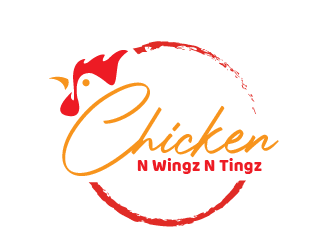 Chicken N Wingz N Tingz logo design by czars