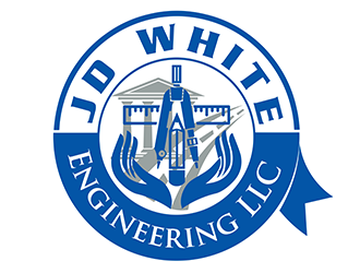 JD White Engineering LLC logo design by 3Dlogos