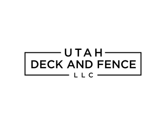 Utah Deck and Fence, LLC logo design by Barkah