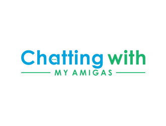 Chatting with My Amigas logo design by puthreeone