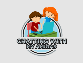 Chatting with My Amigas logo design by ndndn