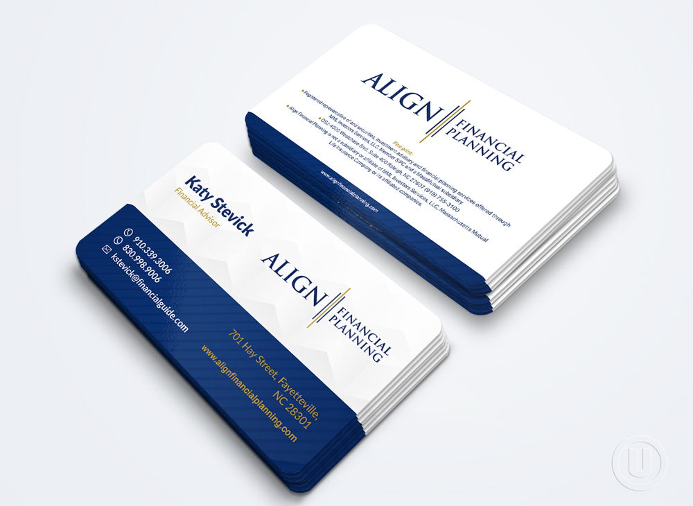 Align Financial Planning logo design by Ulid