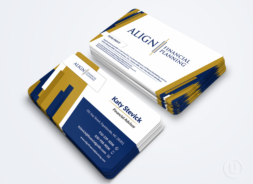 Align Financial Planning logo design by Ulid
